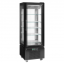 Vitrine 4 faces vitrées TEFCOLD 248 litres