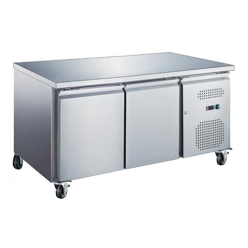 Table Desserte adossée négative 2 portes GN 1/1 - Congélateur