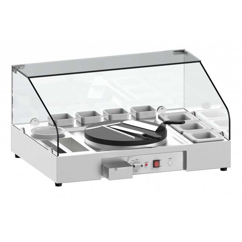 Plan de Travail Amovible avec 1 Crêpière Ø400 mm