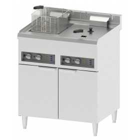 Friteuse électrique sur pieds 2 x 16 litres Casselin