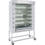 Rôtissoire verticale professionnelle ROTISOL Performances Inox 6 broches