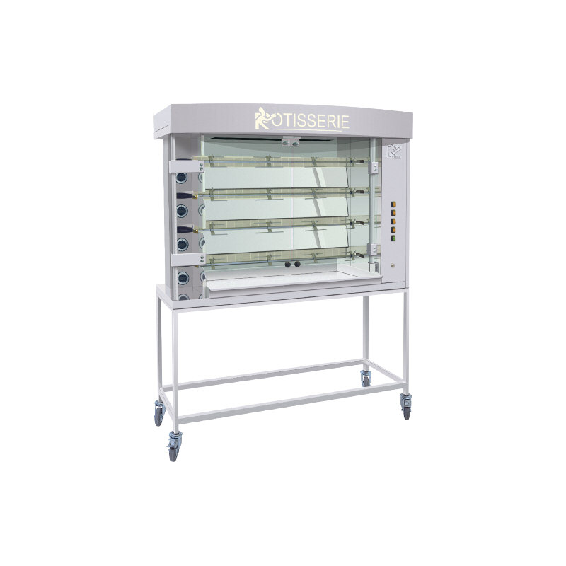 Rôtissoire ROTISOL Spécial marché Inox 4 broches