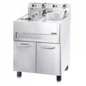 Friteuse électrique sur pied 2 x 13 litres Casselin