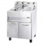 Friteuse électrique sur pied 2 x 13 litres Casselin