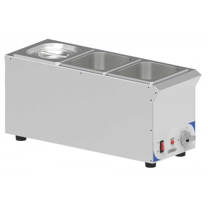 Bain-marie à sauce 3 x GN 1/6 compact Casselin