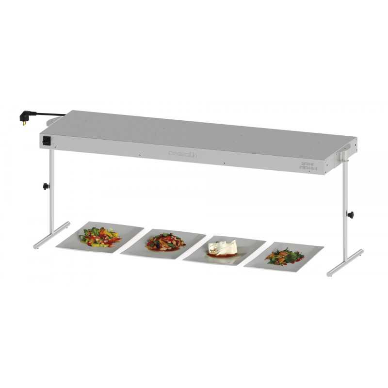 Rampe chauffante infrarouge double avec éclairage 600 Casselin