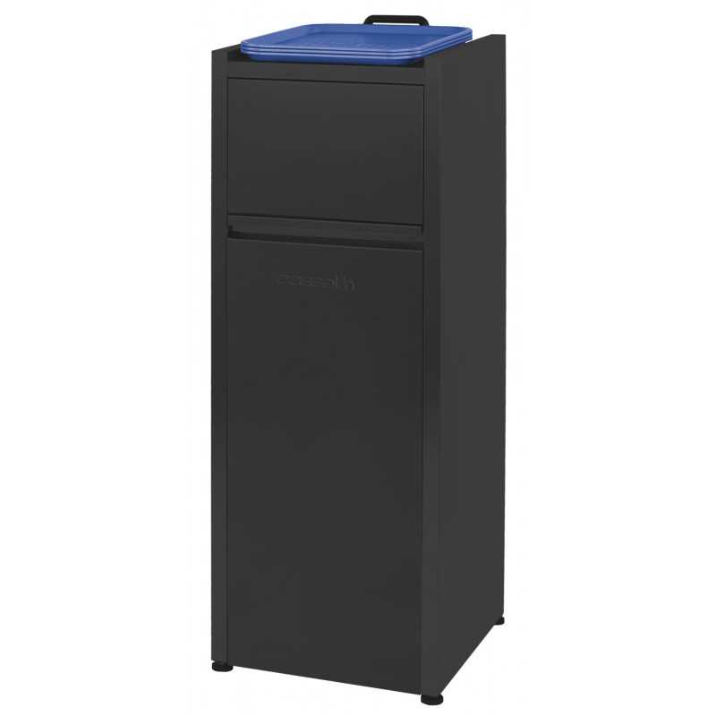 Poubelle snack noire  Casselin