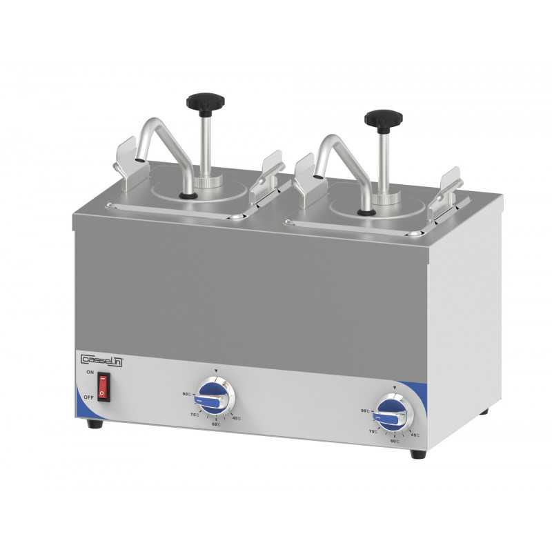 Pompe à sauce chauffante double Casselin