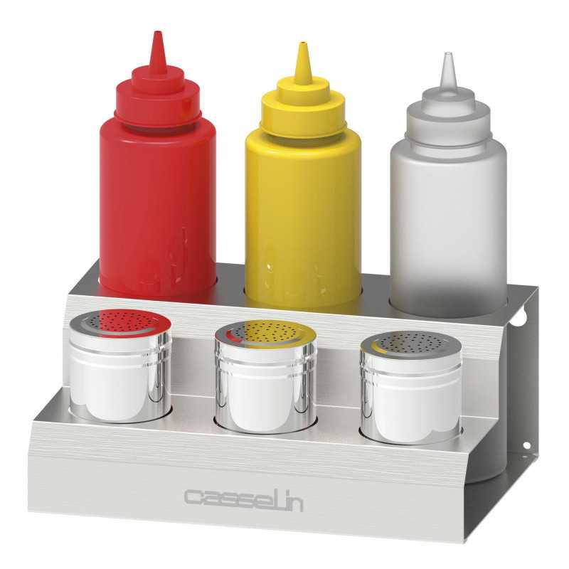 Porte bouteilles à sauce et épices Casselin