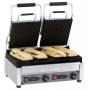 Grill Panini double Premium Rainurée - Rainurée avec minuteur Casselin