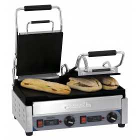 Grill Panini double Premium Lisse - Lisse avec minuteur Casselin