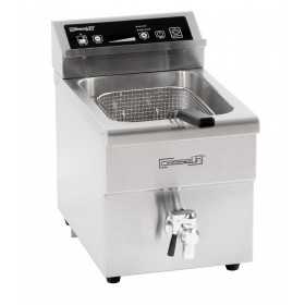 Friteuse à induction avec vanne de vidange 8 litres Casselin
