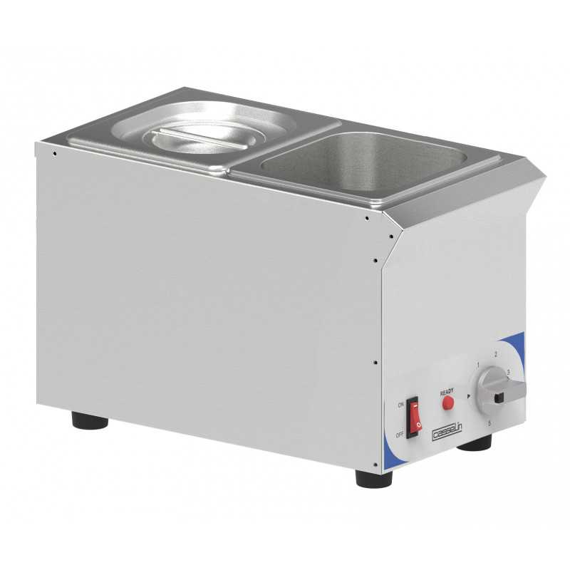 Bain-marie à sauce 2 x GN 1/6 compact Casselin