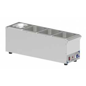 Bain-marie à sauce 4 x GN 1/6 compact Casselin