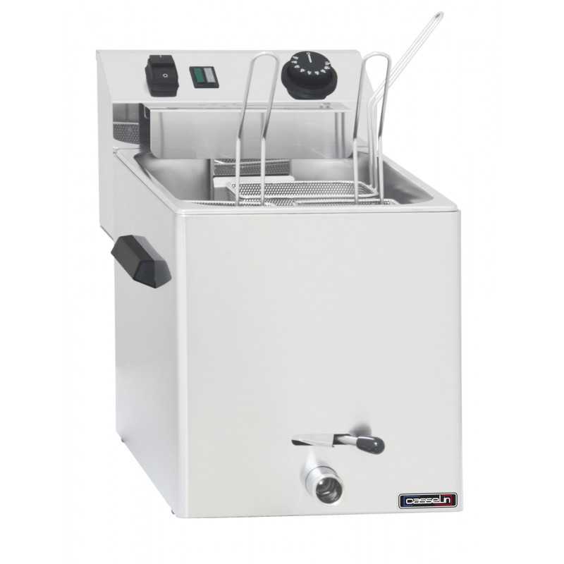 Cuiseur à pâtes électrique avec vanne de vidange - 3 paniers Casselin