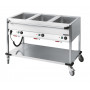 Chariot bain-marie à eau 3 x GN 1/1  Casselin
