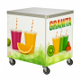 Chariot inox pour machine à granita