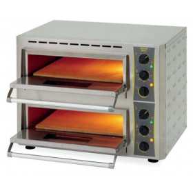 Four à pizza à quartz ROLLER GRILL 2 chambres ø41cm
