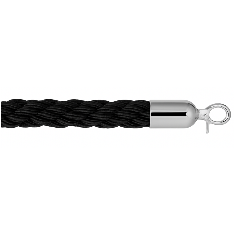 Cordon d’accueil noir 1,5 m