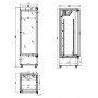 Armoire Réfrigérée Libre-Service 1 Porte – 387 L