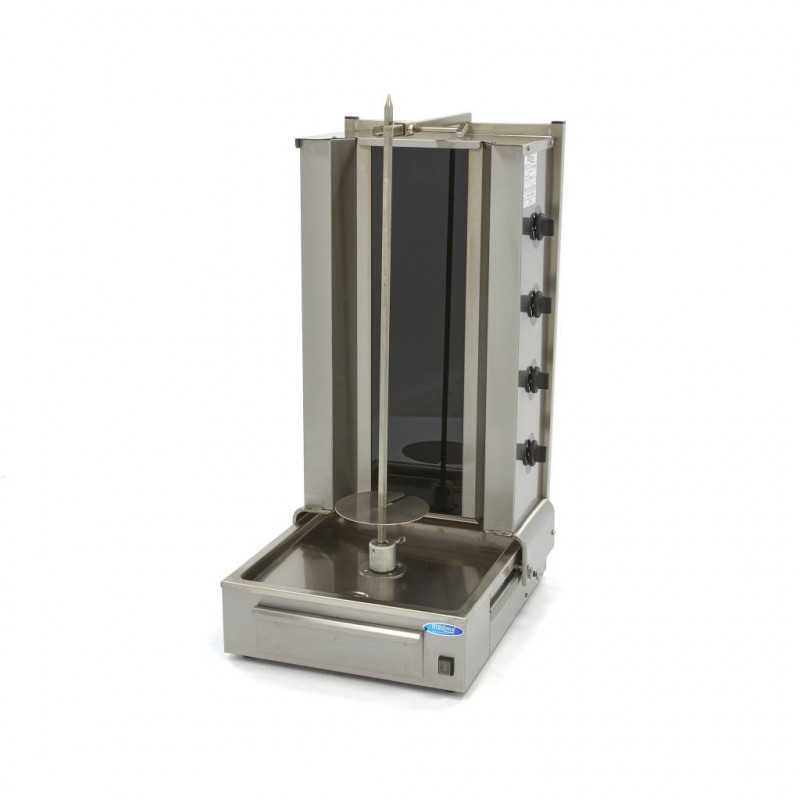 Machine à kebab gyros 4 brûleurs
