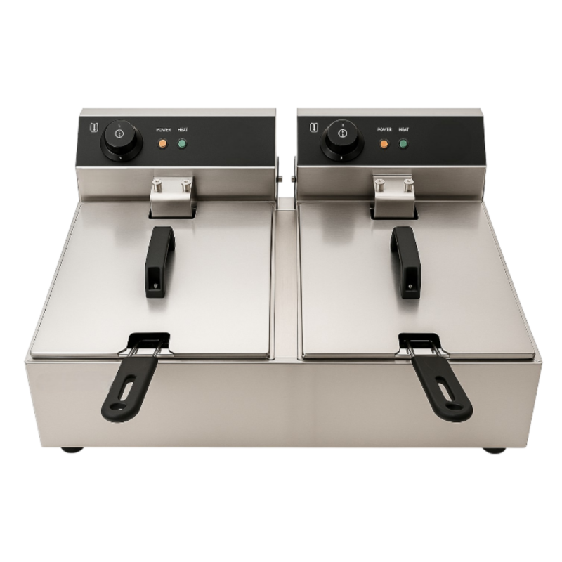 Friteuse électrique - 2 x 6 Litres