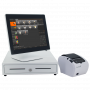 Kit Caisse enregistreuse tactile blanche avec logiciel