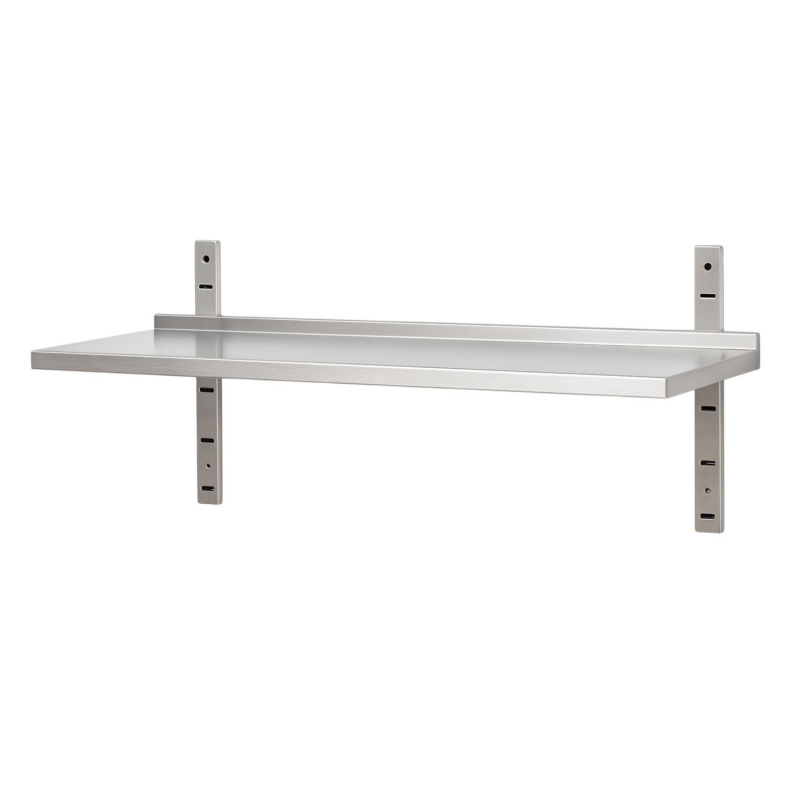 Étagère murale inox simple niveau 800 x 400 x 600 mm