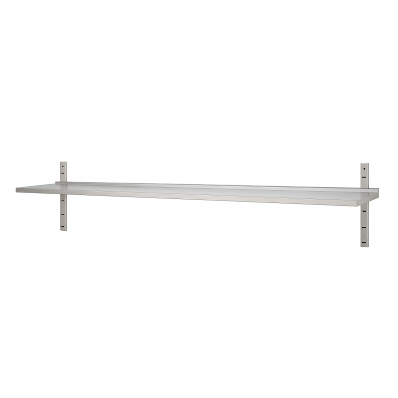 Étagère murale inox simple niveau 1500 x 400 x 600 mm