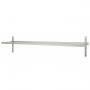 Étagère murale inox simple niveau 2000 x 400 x 600 mm