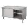 Meuble Neutre Inox Central - Profondeur 600 mm