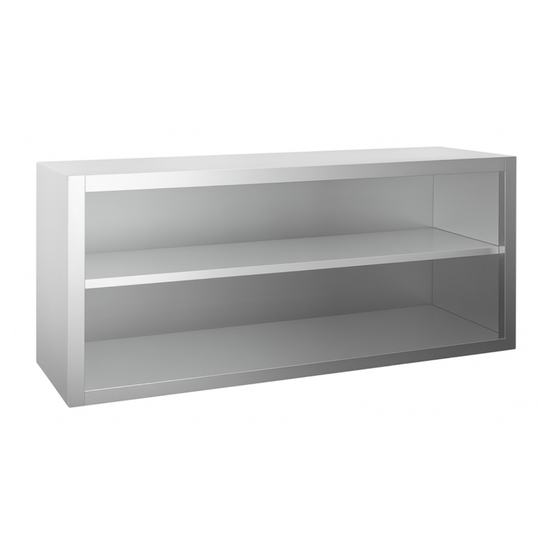 Placard à suspendre inox ouvert 1200 x 400 x 600 mm