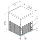 Machine à glace en grains modulaire 155kg - Eurfrigor