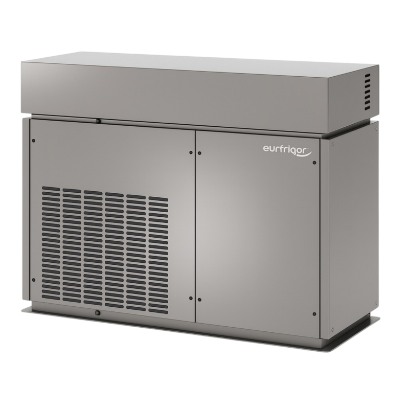 Machine industrielle pour glace en écailles 400kg - Eurfrigor