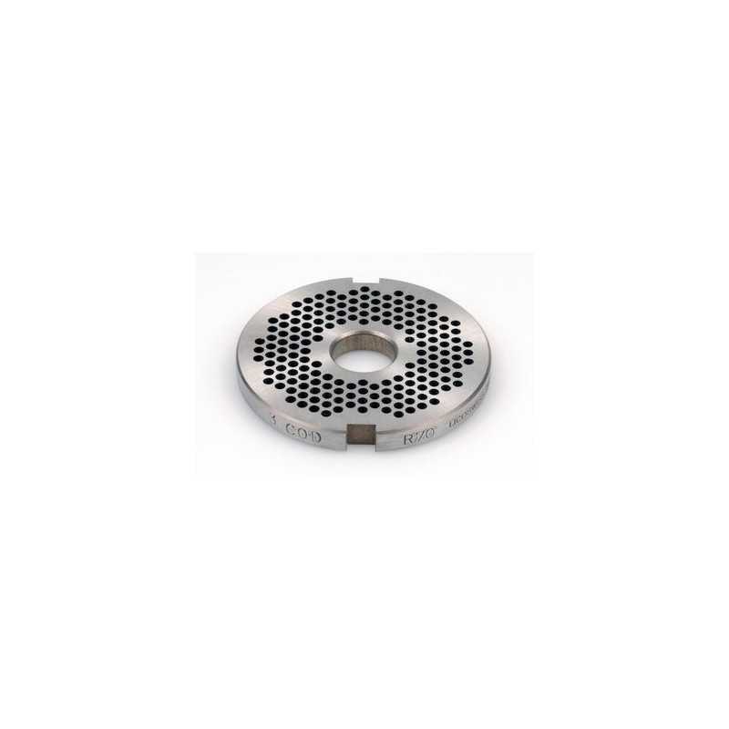 GRILLE HACHOIR double coupe ø 70 mm - trous 16 mm