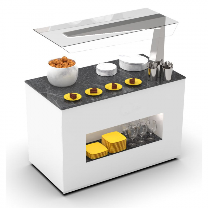 Buffet Neutre Design – Éclairage LED et Protection Anti-Postillons SAYL