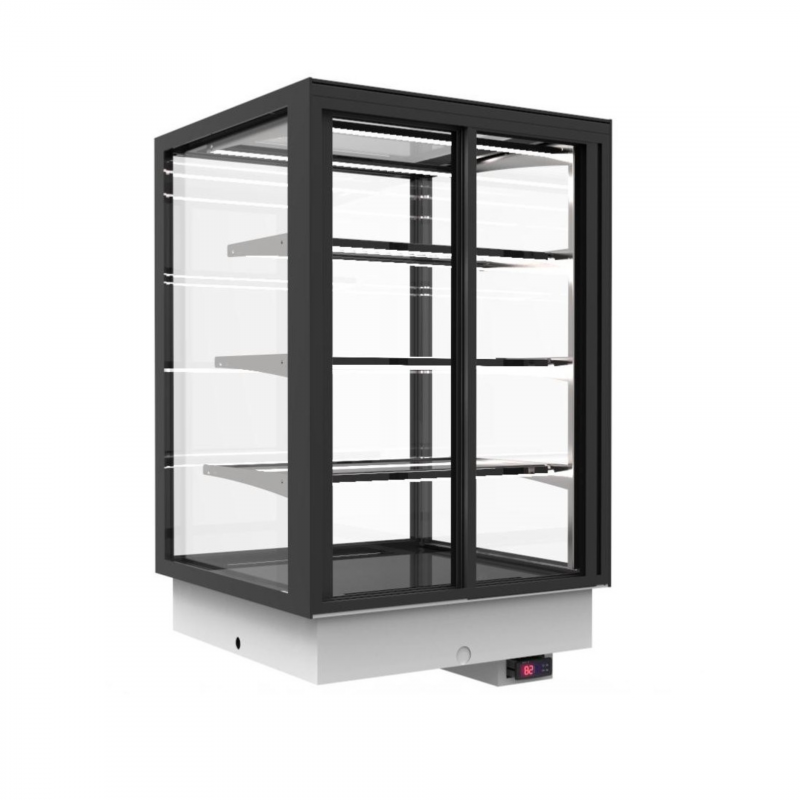 Vitrine chauffante panoramique à intégrer Sayl, base 100