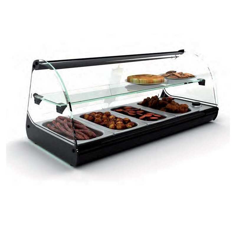 Vitrine à tapas bain-marie 2 étages C24 Sayl