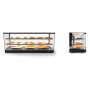 Vitrine à tapas chaude Logic Sahara Sayl, avec étagère