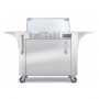 Chariot à Crêpes 1 Crêpière - Inox avec Rangement