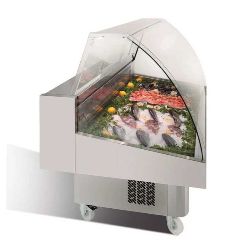 Vitrine réfrigérée à poissons