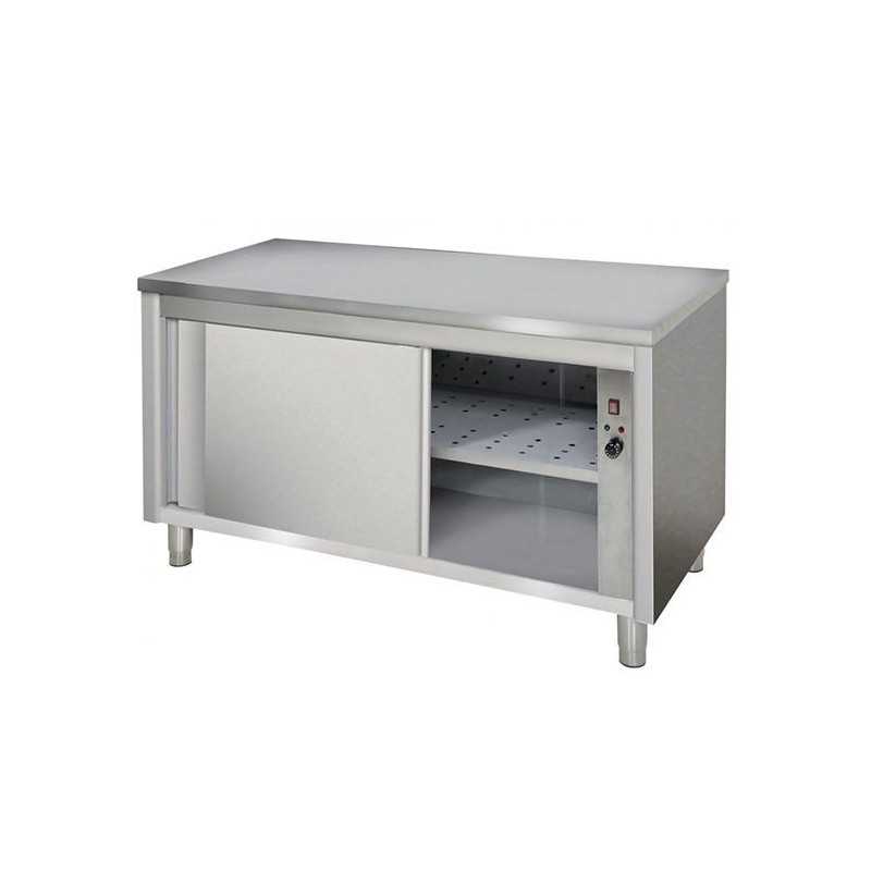 Meuble central chauffant inox