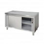 Meuble central chauffant inox