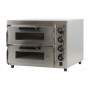 Four à pizza électrique compact double 2 X ø40cm