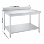 Table inox professionnelle Adossée- 1200 x 600 mm