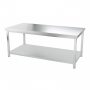 Table inox professionnelle Centrale - 1200 x 600 mm