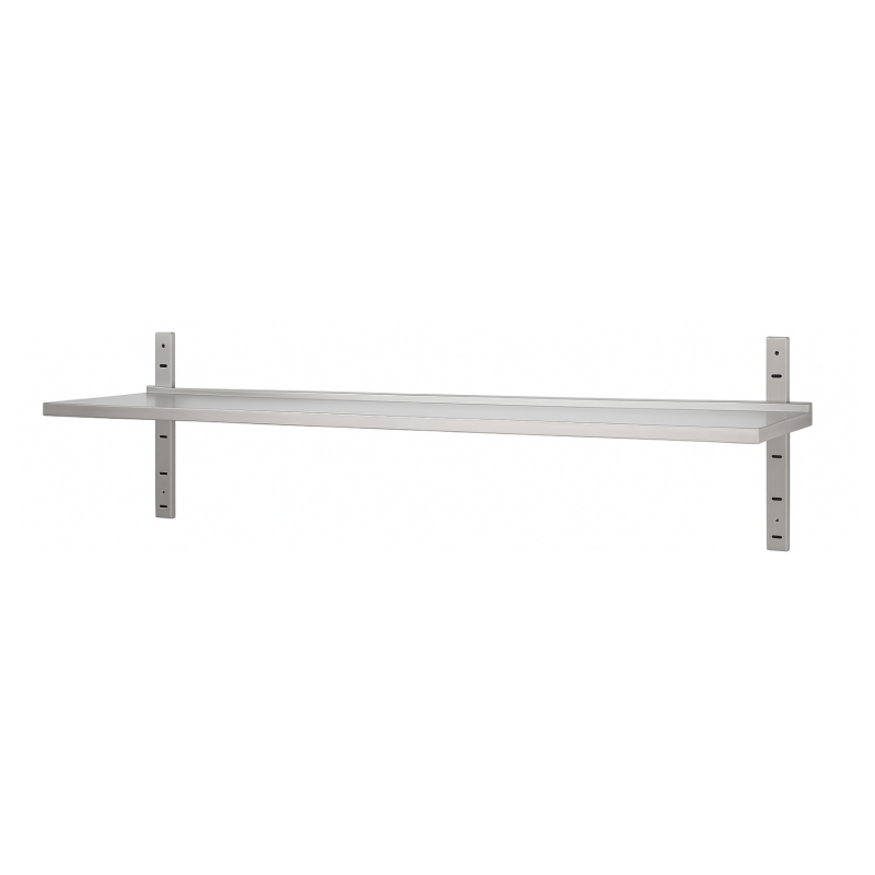 Étagère murale inox simple niveau 1200 x 400 x 600 mm