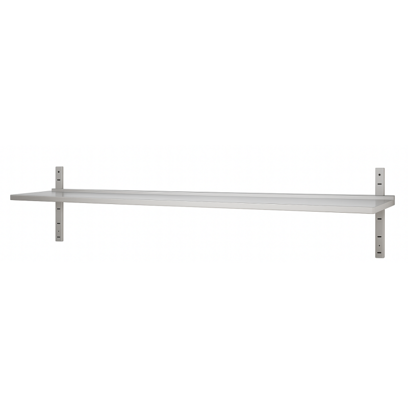 Étagère murale inox simple niveau 1400 x 400 x 600 mm