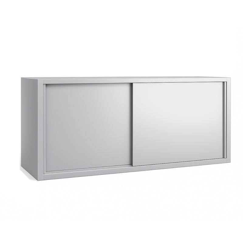 Placard à suspendre inox portes coulissantes 1400 x 400 x 600 mm