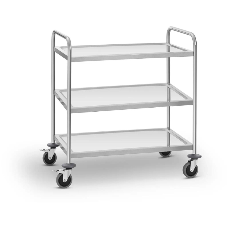 Chariot inox à 3 niveaux